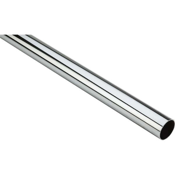 National Stanley Home Designs 6 Ft. x 1-5/16 In. Cut-to-Length Closet Rod, Chrome S822095 - main